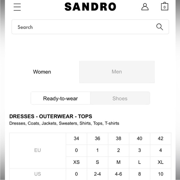 Sandro Paris White Ivory Lace High Neck Sheer Long Sleeve Blouse Classic - Picture 8 of 8